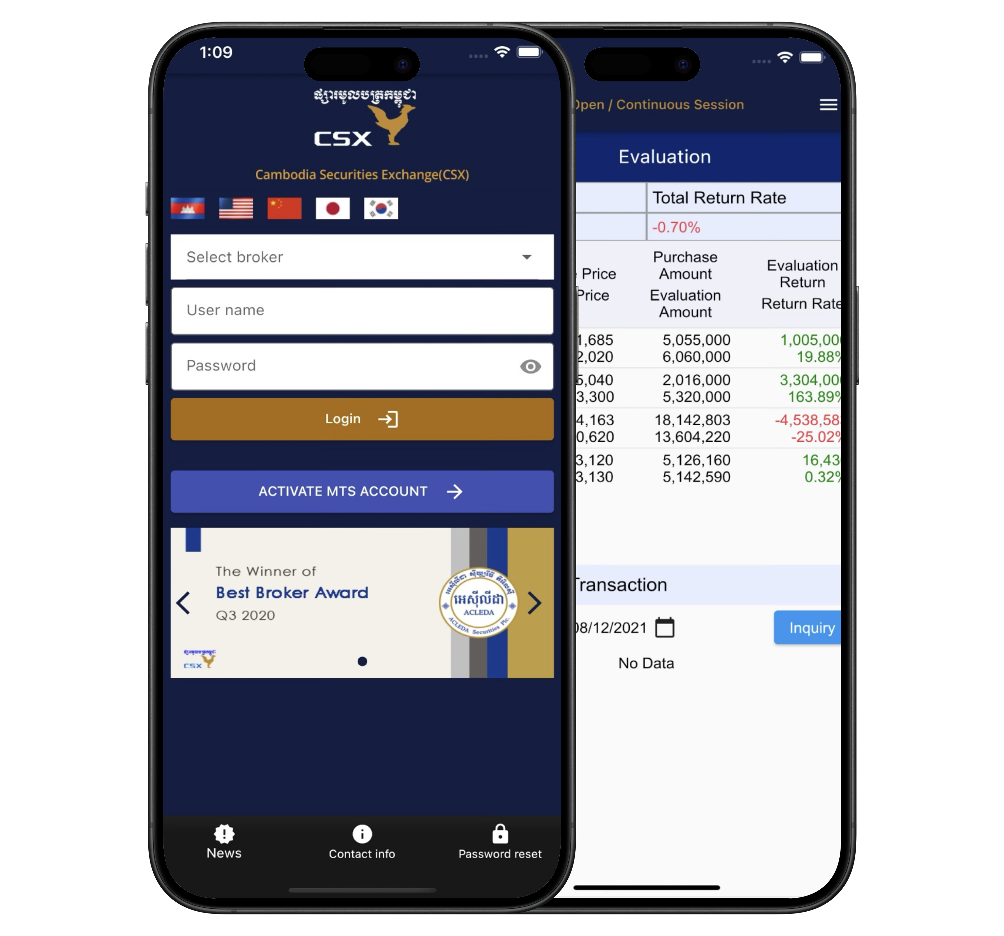 CSX Trade Mobile App
